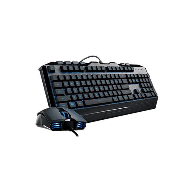 Cooler Master Devastator 3 RGB Gaming Combo - USB 1.1 Type A Membrane Cable Keyboard - Black - USB 2.0 Cable Mouse - Optical - 4800 dpi - Symmetrical - Compatible with PC