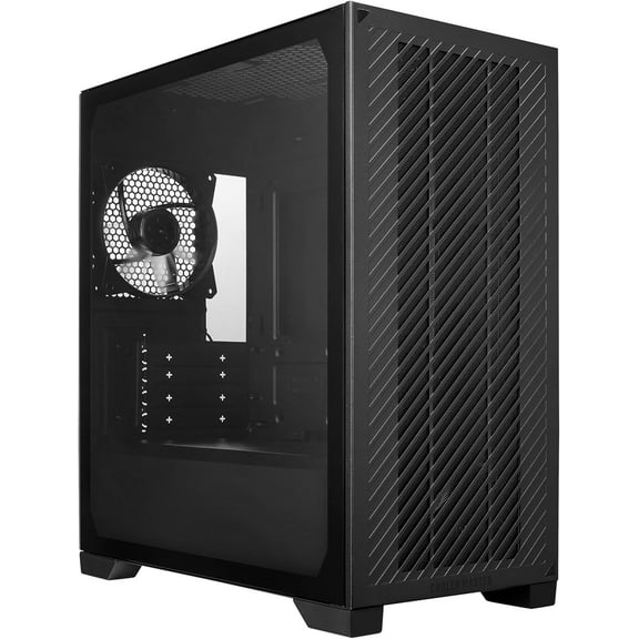 Cooler Master Elite 301 Lite Micro-ATX High Airflow Minimalist PC Case, 365mm GPU Max, Compatible RTX 5080|RX 7090 XT, 280mm AIO Type C, Tempered Glass, 120mm PWM Fan, Intakes Grill