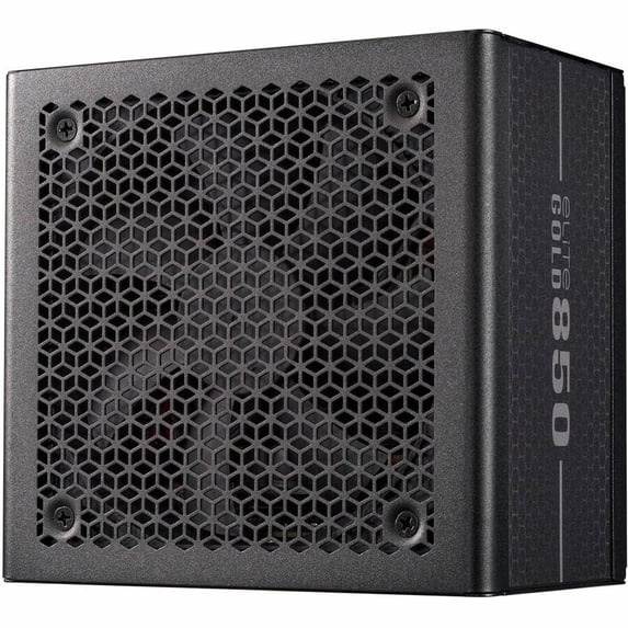 Cooler Master Elite Gold MPX-8505-AFAG 850W Power Supply - Compact, ATX - 120 V AC, 230 V AC Input - 5 V, 3.3 V, 12 V, -12 V, 5 V SB Output - 850 W - Active PFC - 1 +12V Rails - PCI Express Connect...