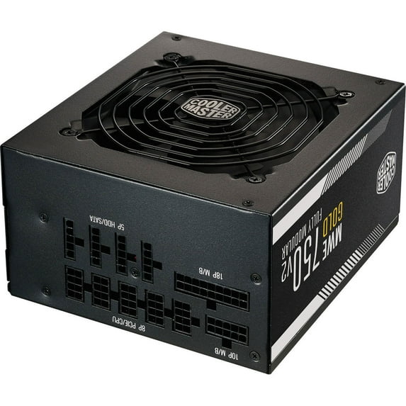 Cooler Master Gold 750 - V2 Full Modular 750W Power Supply Unit - MPE-7501-AFAAG-US MWE - Black