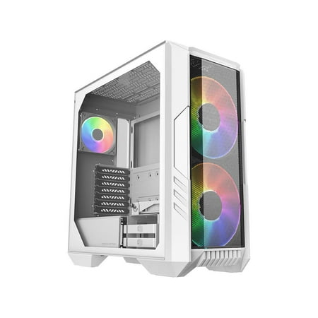 Cooler Master - HAF ATX/Micro ATX/ITX/SSI CEB/EATX Mid-tower Case - White