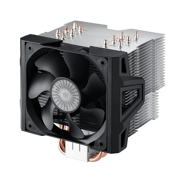 Cooler Master Hyper 612 Ver.2 - Silent CPU Air Cooler with 6 Direct Contact Heatpipes and Folding Fin Structure (RR-H6V2-13PK-R1)