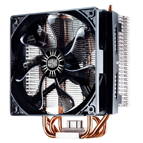 Cooler Master Hyper T4 CPU Cooler with 4 Direct Contact Heatpipes, INTEL/AMD with AM4 Support (RR-T4-18PK-R1)