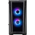 thumbnail image 1 of Cooler Master MCB-B320L-KGNN-S02 MasterBox MB320L ARGB Mini-Tower Computer Case - Plastic, Mesh, Tempered Glass - Black, 1 of 3