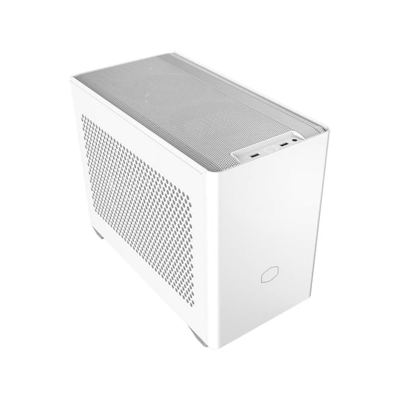 Cooler Master MCB-NR200-WNNN-S00 MasterBox NR200 Mini-Tower Computer Case - Mesh, Plastic, Steel - White