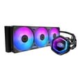 thumbnail image 1 of Cooler Master MLX-D36M-A25SZ-L1 Atmos II 360 LCD Panel CPU Liquid Cooler, aRGB AMD AM5|4, Intel i9 LGA 1851|1700 - Black, 1 of 4