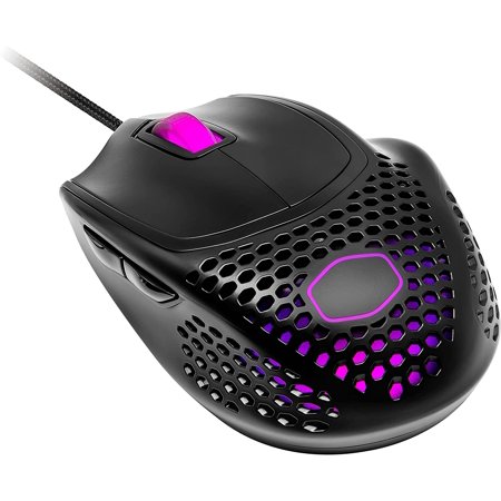 Cooler Master MM720 Lightweight RGB Gaming Mouse with Ultraweave Cable Black Matte