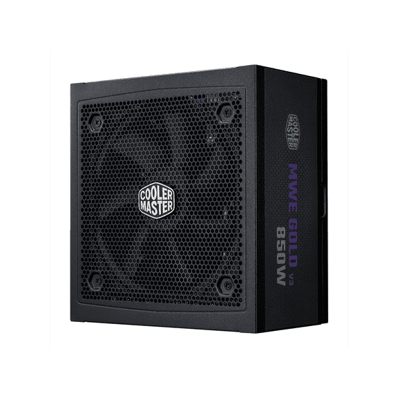 Cooler Master MWE Gold MPX-8503-AFAG 850W Power Supply - ATX - 120 V AC, 230 V AC Input - 3.3 V DC, 5 V DC, 12 V DC, -12 V DC, 5 V SB Output - 850 W - Active PFC - 1 +12V Rails - PCI Express Connec...