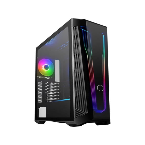 Cooler Master MasterBox 540 ARGB ATX Gaming Mid-Tower ARGB Ether Front Panel, Removable Top Panel, Tempered Glass, Front DarkMirror Panel with Mesh Side Intakes