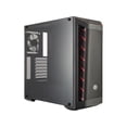 thumbnail image 1 of Cooler Master MasterBox MB511 ATX Mid-Tower with Front Mesh Ventilation, Front Side Red Accent Mesh Intake & Transparent Acrylic Side Panel, 1 of 16