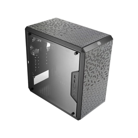 Cooler Master MasterBox Q300L Micro-ATX Tower with Magnetic Design Dust Filter, Transparent Acrylic Side Panel, Adjustable I/O & Fully Ventilated Airflow, Black (MCB-Q300L-KANN-S00)