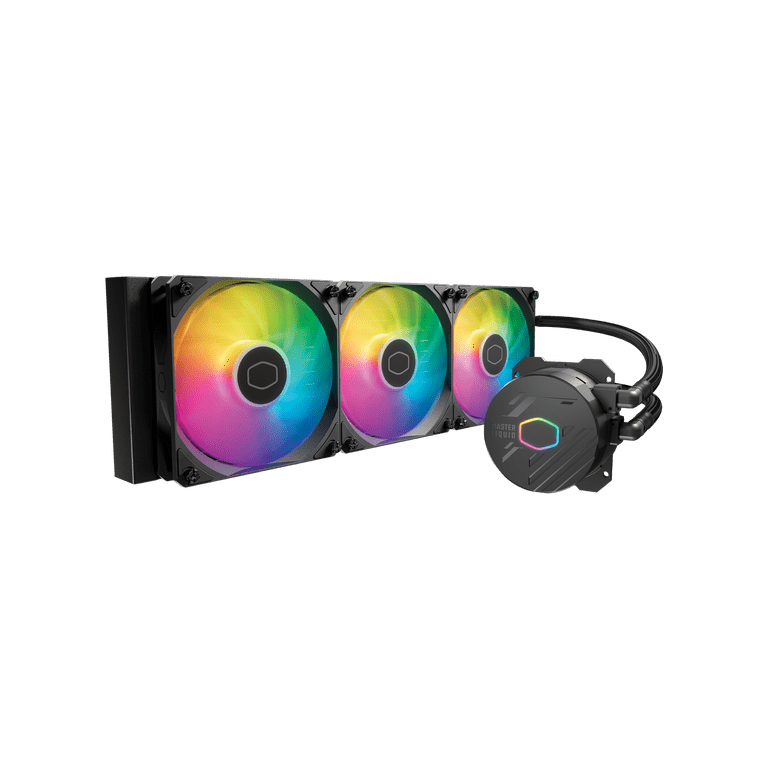 Cooler Master MasterLiquid 360L Core 360mm Close-Loop AIO Liquid Cooler, ARGB Sync, Gen S Coldplate Pump, 120mm PWM, CryoFuze 14W/mK, AMD Ryzen Cooler Master MasterLiquid 360L Core 360mm Close-Loop AIO Liquid Cooler, ARGB Sync, Gen S Coldplate Pump, 120mm PWM, CryoFuze 14W/mK, AMD Ryzen