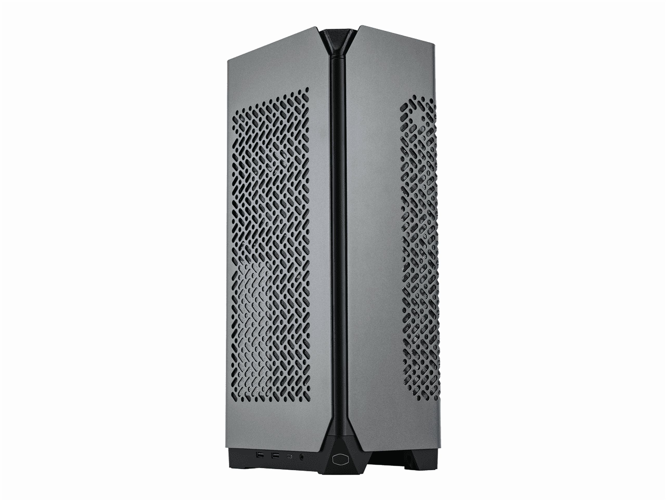 Cooler Master NCORE 100 MAX ITX SFF Tower Case, Custom 120mm AIO, 850W SFX Gold ATX3.0 PSU, 4 Slot GPU, Vertical Mount GPU, PCIe 4.0 Riser, Anodized Aluminum, USB Type C, NR100-MNNN85-SL0