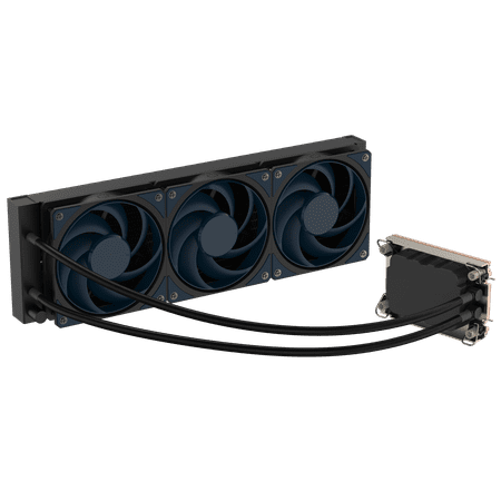 Cooler Master PL360 SPR, Intel Xeon Platinum Edition Close-Loop AIO Liquid Cooler, Double Impeller Pump, Triple Mobius 120mm PWM, 360mm Radiator, Sapphire Rapids LGA 4677 Platform