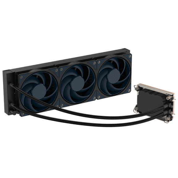 Cooler Master PL360 SPR, Intel Xeon Platinum Edition Close-Loop AIO Liquid Cooler, Double Impeller Pump, Triple Mobius 120mm PWM, 360mm Radiator, Sapphire Rapids LGA 4677 Platform