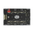 thumbnail image 1 of Cooler Master PWM HUB,6 Ports for Addressable RGB Lighting with PWM,1 to 6 Multi Way Magnetic backplane Splitter 5V/3PIN RGB Case Fan Hub Adapter PWM ARGB Addressble Fan, 1 of 9