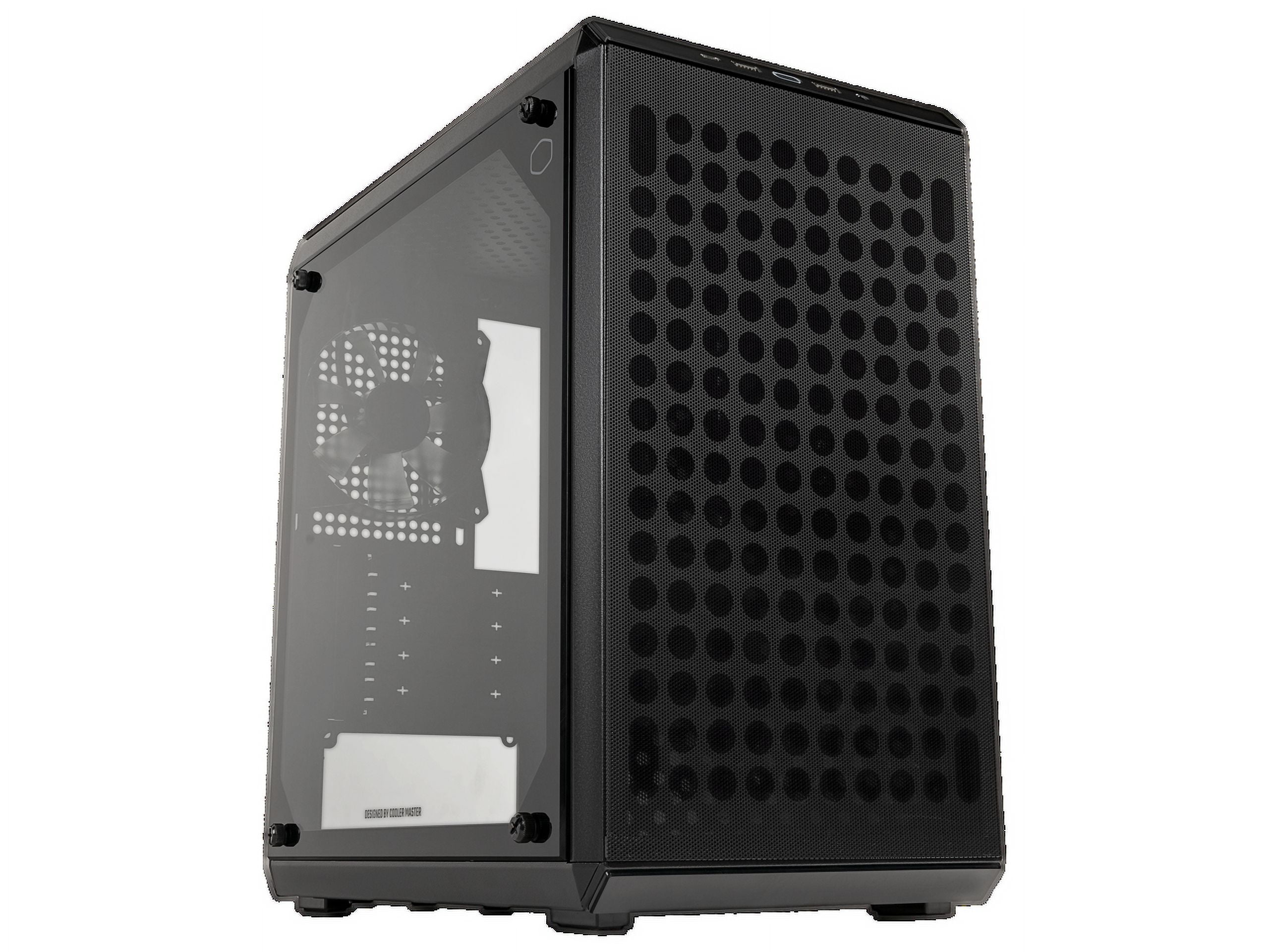 Cooler Master Black Tempered Glass Micro-ATX Mini-Tower Case