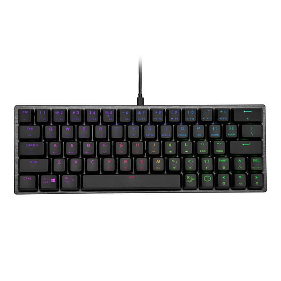 Cooler Master SK620 Wired Mechanical Low Profile Gaming Keyboard with Blue Switches