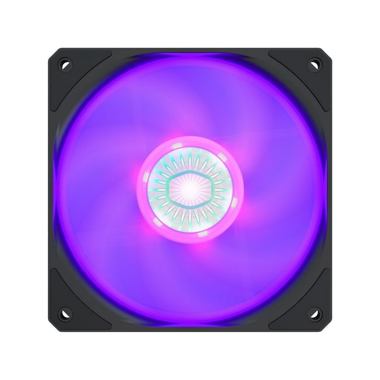 120 Mm Pc Fan Cooler Master SickleFlow 80 Fan All-Black, PWM