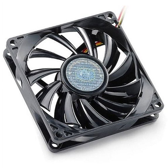 Cooler Master Sleeve Bearing 80mm Silent Fan for Computer Cases and CPU Coolers (R4-SPS-20AK-GP)