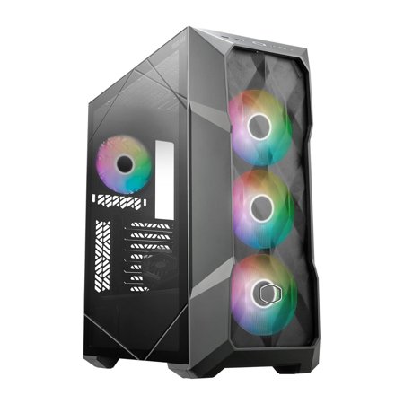 Cooler Master TD500 MAX ATX Mid-Tower PC Case with Atmos 360 MAX AIO Cooler, GX II 850W PSU, Mobius ARGB Fans, Type C