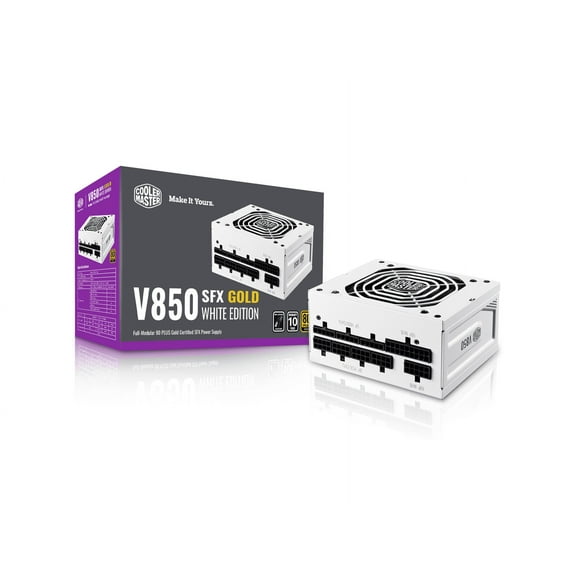 Cooler Master V850 SFX Gold - White Edition Full-Modular 80 Plus Gold SFX Power Supply