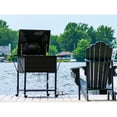 thumbnail image 1 of Cooler Outdoor Black Cart - 23"L X 44.5"W X 35"H, 1 of 6