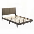 thumbnail image 1 of Weathered Grey and Brown Upholstered Queen Bed for a Charming Bedroom, 1 of 5