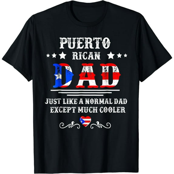 Cooler Puerto Rican Papi Shirt Vintage Puerto Rico Flag T-Shirt
