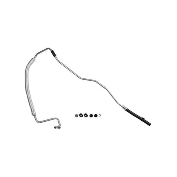 Cooler Tube Power Steering Return Line Hose Assembly - Compatible with 2012 - 2016 Chevy Impala 2013 2014 2015