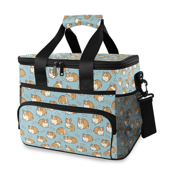 Cooler bag Cute Corgi Butt 15L Insulated Lunch Bag Large Cooler Suitable for camping and picnics