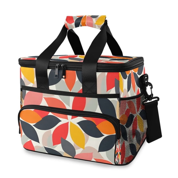 Cooler bag Flower Covered 15L Insulated Lunch Bag Large Cooler Suitable for camping and picnics