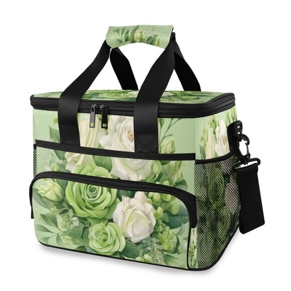 Cooler bag Flower Floral 15L Insulated Lunch Bag Large Cooler Suitable for camping and picnics