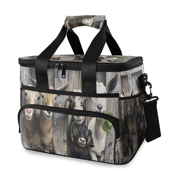 Cooler bag Goats Magnetic 15L Insulated Lunch Bag Large Cooler Suitable for camping and picnics