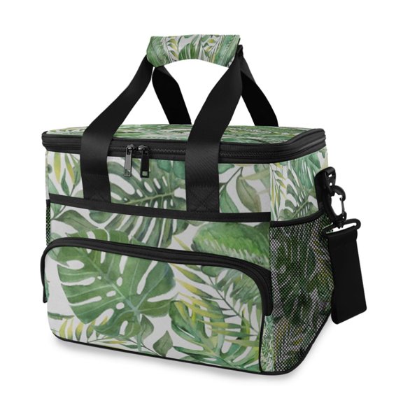 Cooler bag Palm Leaf 15L Insulated Lunch Bag Large Cooler Suitable for camping and picnics