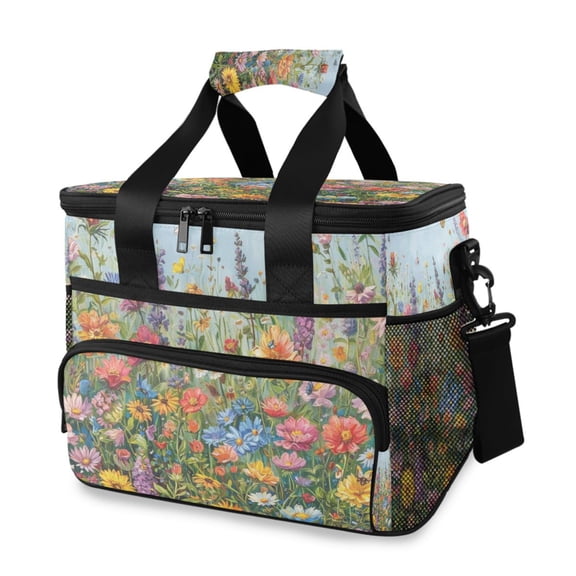 Cooler bag Spring Floral 15L Insulated Lunch Bag Large Cooler Suitable for camping and picnics