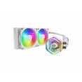 thumbnail image 1 of CoolerMaster MasterLiquid 240 Atmos White ARGB Close-Loop AIO Liquid Cooler, 1 of 5