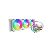 CoolerMaster MasterLiquid 360 Atmos White ARGB Close-Loop AIO Liquid Cooler