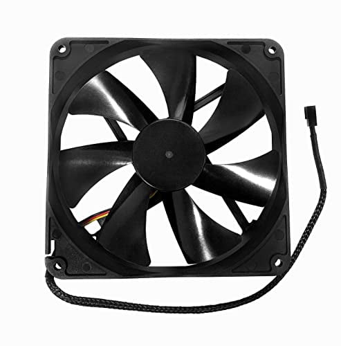 Coolerguys 7-inch IP67 Waterproof Fan - 172x152x51mm, 12V, High Airflow, Low Noise, Ball Bearing
