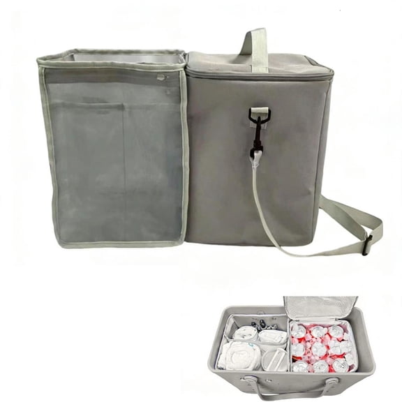 Coolers Liner For Oversized Bags Including Detachable Organizers And Wide Zippered Opening Bag Accessories Inserts