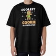thumbnail image 1 of Coolest Cookie In The Batch Funny Gingerbread Xmas Unisex T-Shirt, up to Size 5XL, 1 of 2