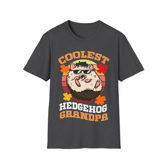 Coolest Hedgehog Grandpa Pet Novelty Father's Day Novelty Unisex T-Shirt