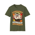 thumbnail image 1 of Coolest Hedgehog Grandpa Pet Novelty Father's Day Novelty Unisex T-Shirt, 1 of 4