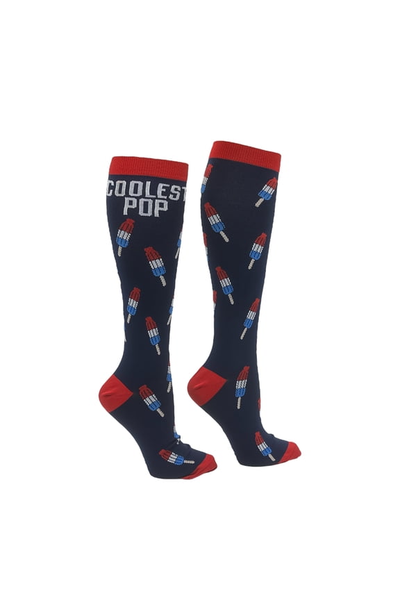 Coolest Pop Funny Compression Socks Funny Fathers Day Cool Compression Socks for Men