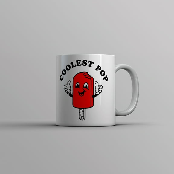 Coolest Pop Mug Funny Fathers Day Gift Cold Sweet Popsicle Novelty Cup