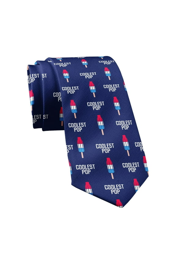 Coolest Pop Necktie Novelty Ties for Men Funny Ties for Dad Hilarious Neckties for Guys
