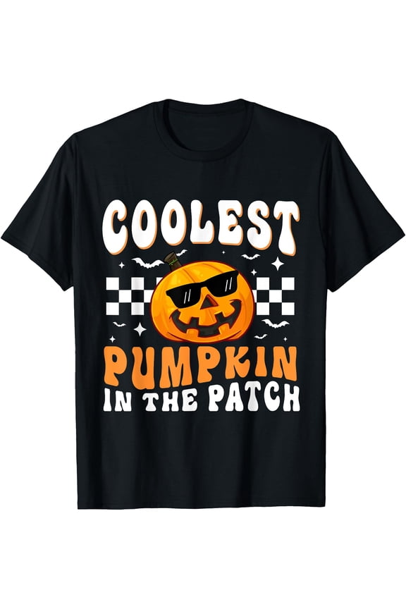 Coolest Pumpkin In The Patch Groovy For Men Women Unisex S-5Xl T-Shirt