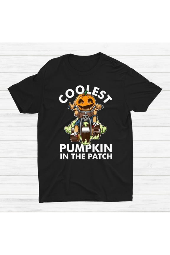Coolest Pumpkin In The Patch Halloween Kids Girl Boy Pumpkin T-shirt Size S-5XL