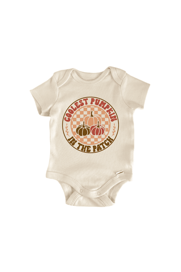 Coolest Pumpkin Patch Newborn Baby Bodysuit