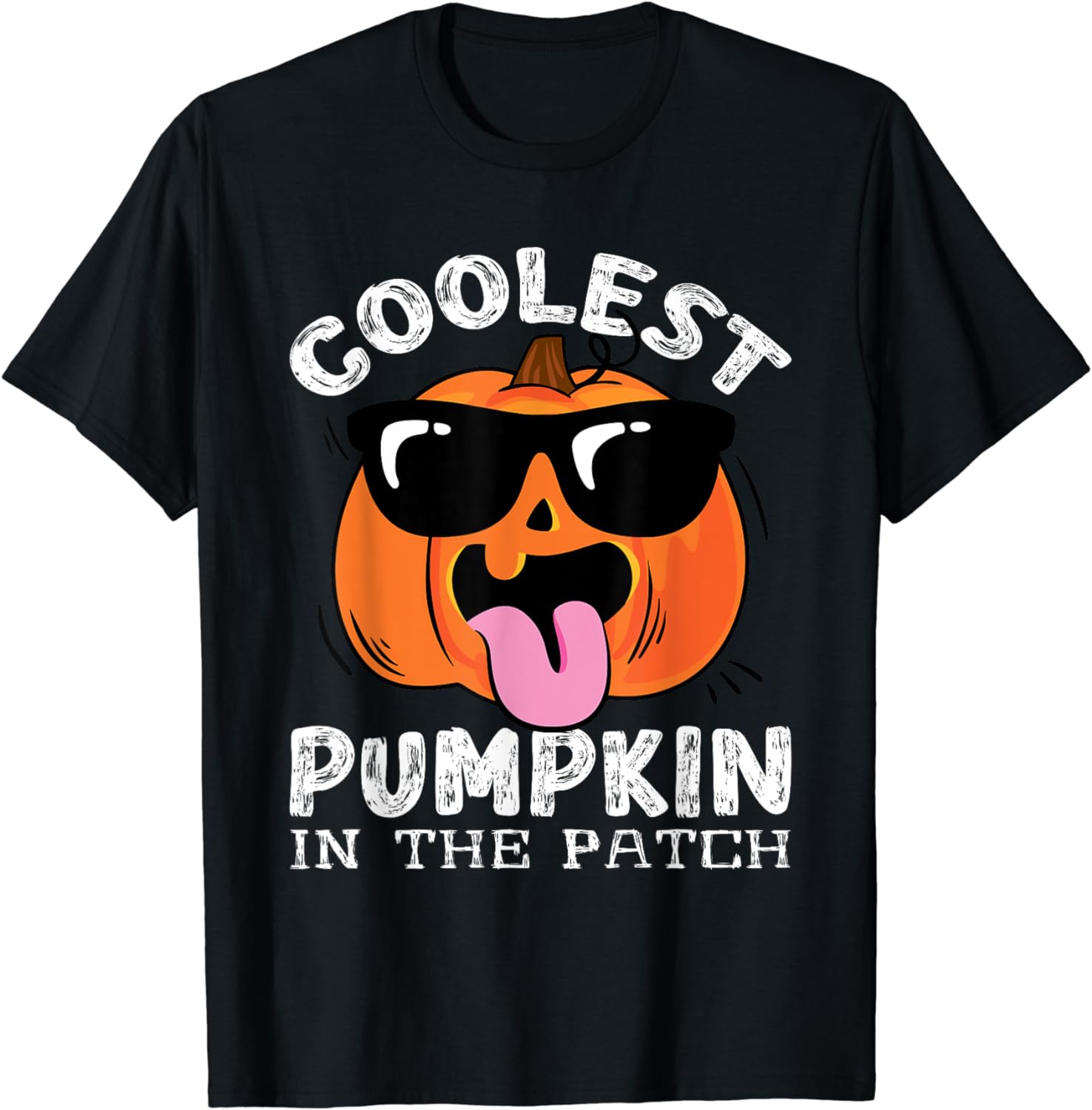 Coolest Pumpkin in The Patch Toddler Boys Halloween Kids TShirt